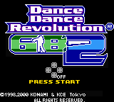 Dance Dance Revolution GB2 Title Screen